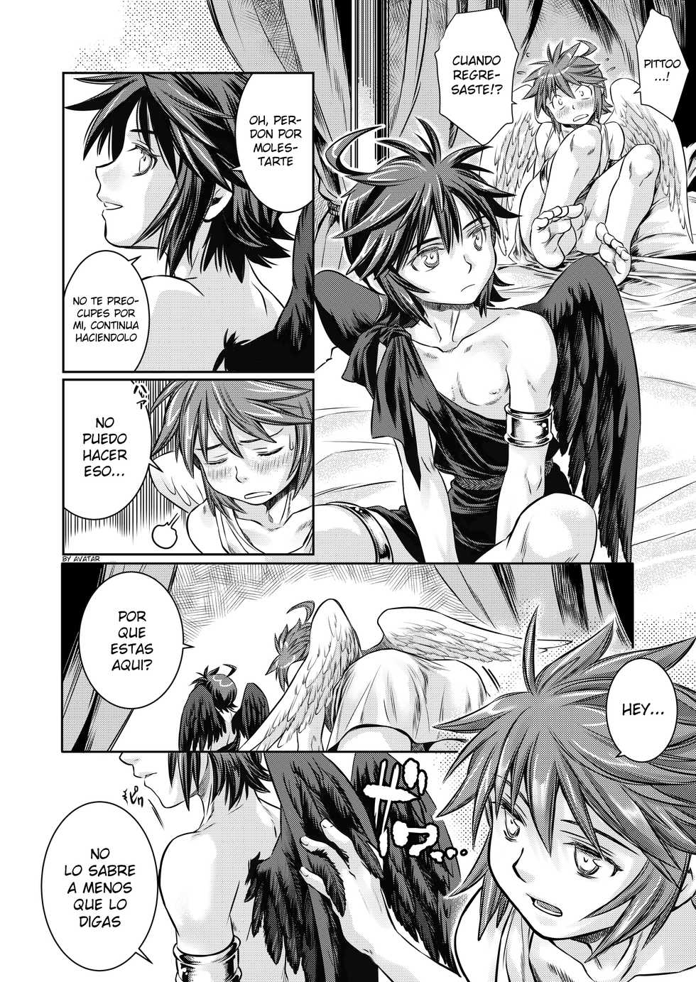 (C84) [Karasuma Pink Higashiiru (Karasuma Pink)] Niwa ni wa 2-wa Niwatori ga Iru (Kid Icarus) [Spanish] {Avatar-kun} - Page 28