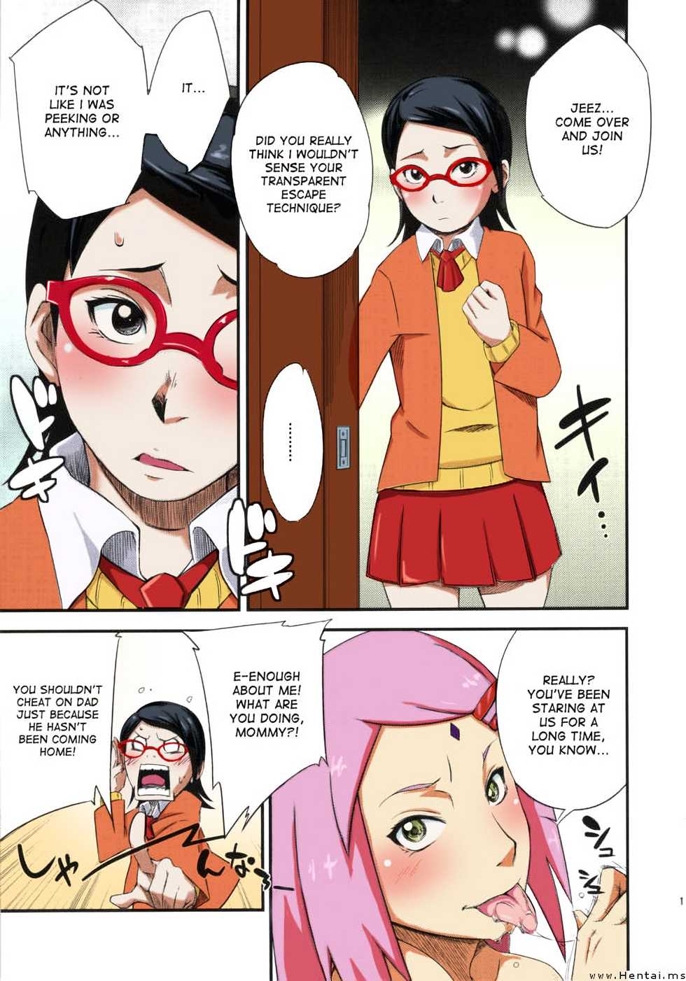 (C87) [Karakishi Youhei-dan Shinga (Sahara Wataru)] Konoha Donburi (Boruto) [English] {Hen-Colorist} [Colorized] - Page 9