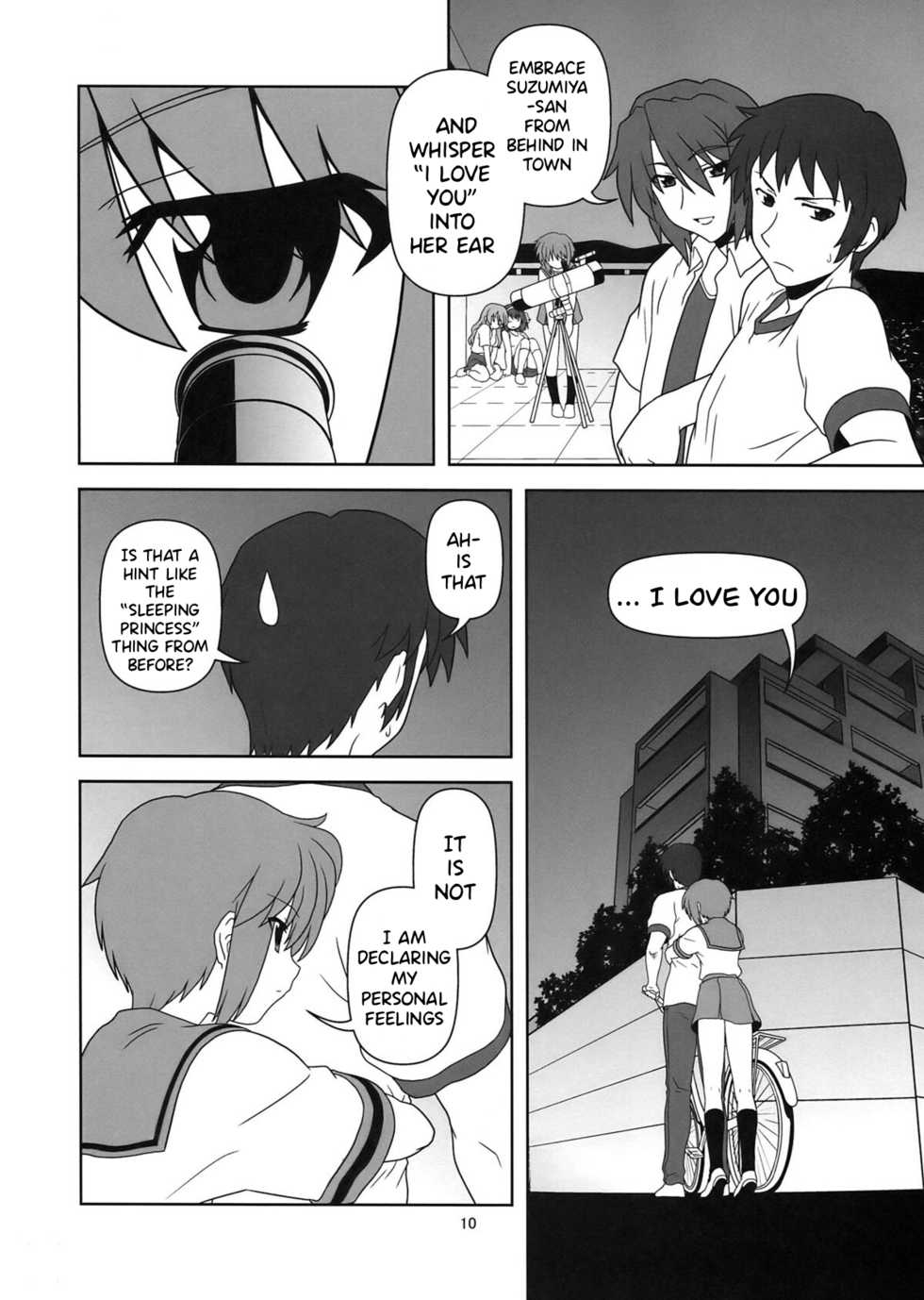 (C76) [Credit (Akikan)] Nagato Yuki-chan no Kansatsu (Suzumiya Haruhi no Yuuutsu) [English] - Page 10