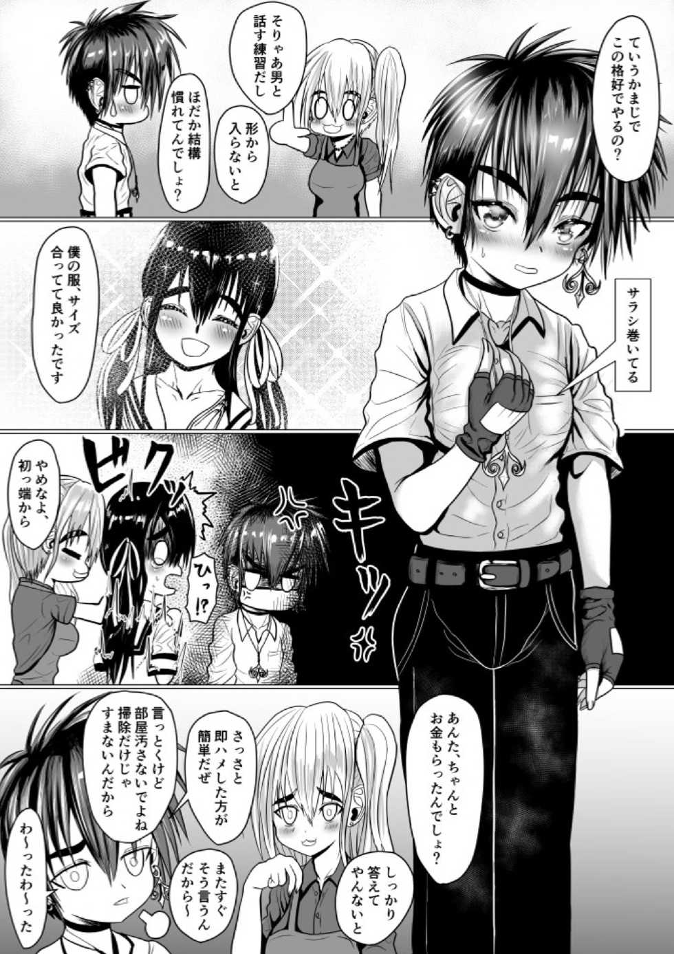 [Kiraku no Hoshi (SY 3-gou)] Boyish Gal ga Otokonoko to Enkou shite mita - Page 10