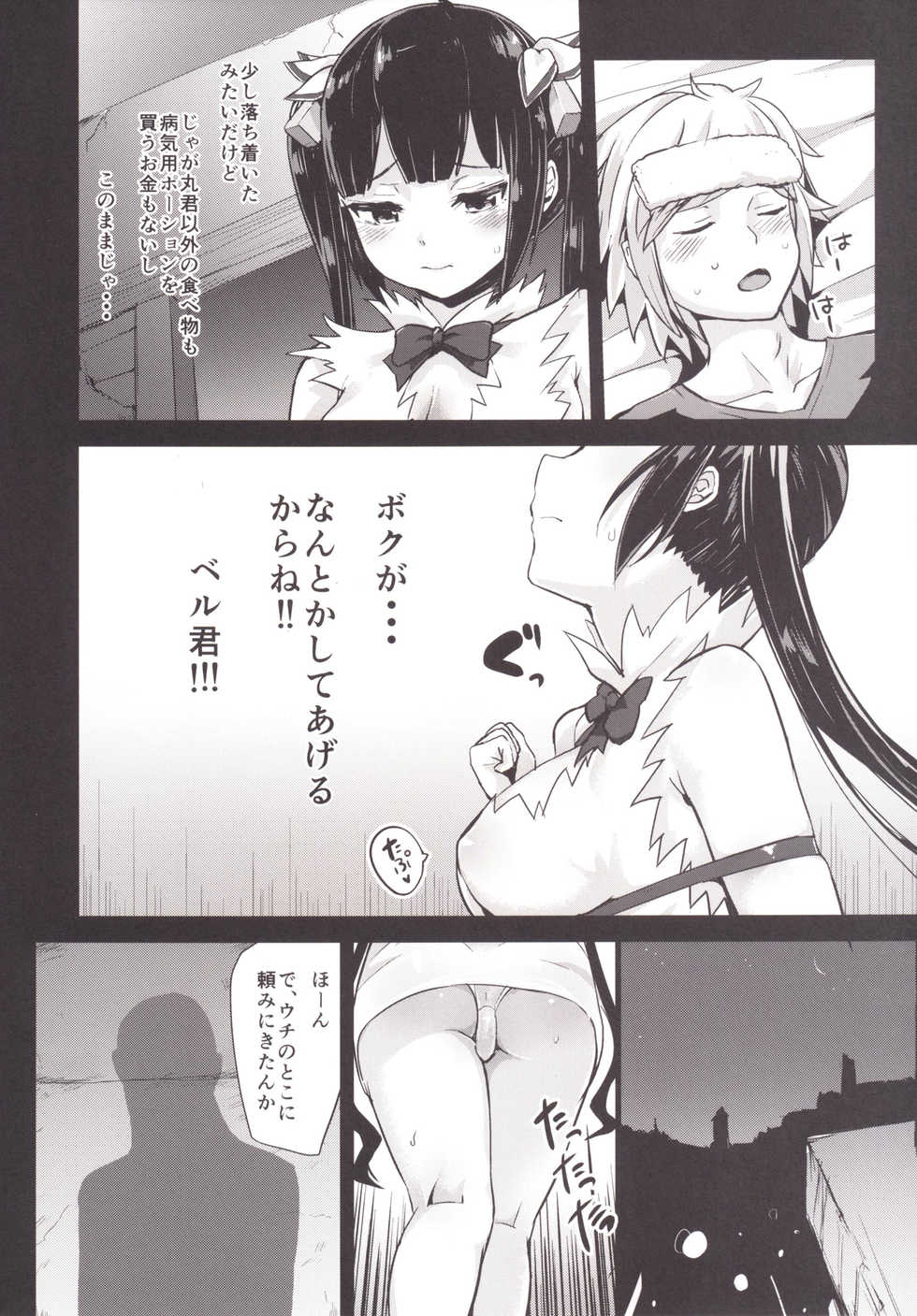 [Homuhomu Seisakujo (Igakino Agenasu)] Bell-kun no Tame ni Loki Familiar ni Yararechatta kedo Boku Machigattenai yo ne? (Dungeon ni Deai o Motomeru no wa Machigatteiru Darou ka) - Page 8