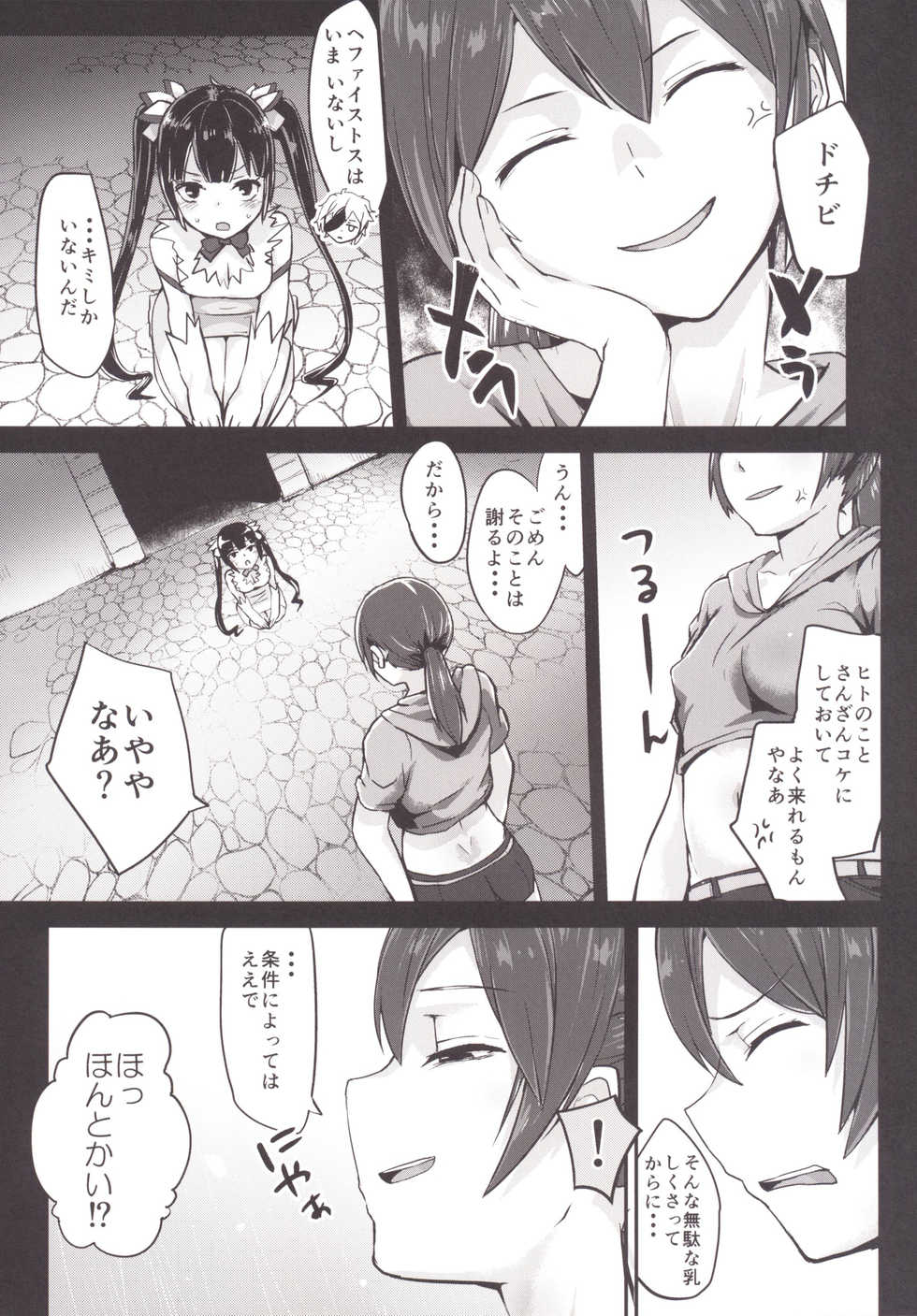 [Homuhomu Seisakujo (Igakino Agenasu)] Bell-kun no Tame ni Loki Familiar ni Yararechatta kedo Boku Machigattenai yo ne? (Dungeon ni Deai o Motomeru no wa Machigatteiru Darou ka) - Page 9