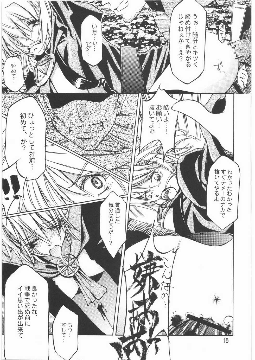 (SC41) [Raising Staff (Saegusa Mutsumi)] AlertLV:XX (Fantasy Earth Zero) - Page 14