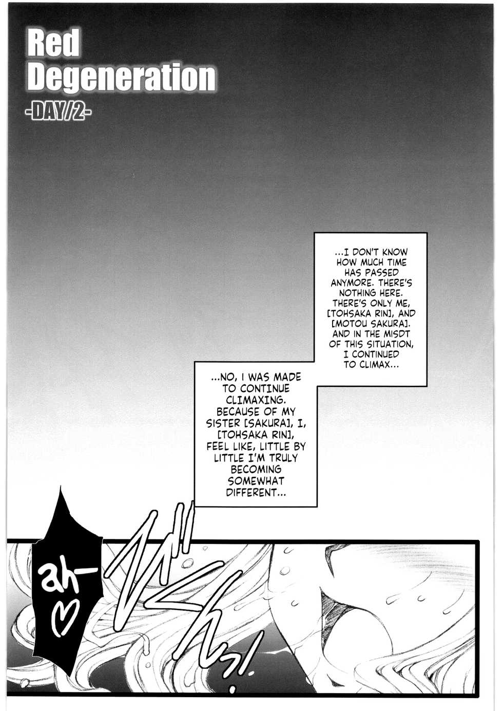(SC34) [H.B (B-RIVER)] Red Degeneration -DAY/2- (Fate/stay night) [English] [RookieDreams] - Page 4