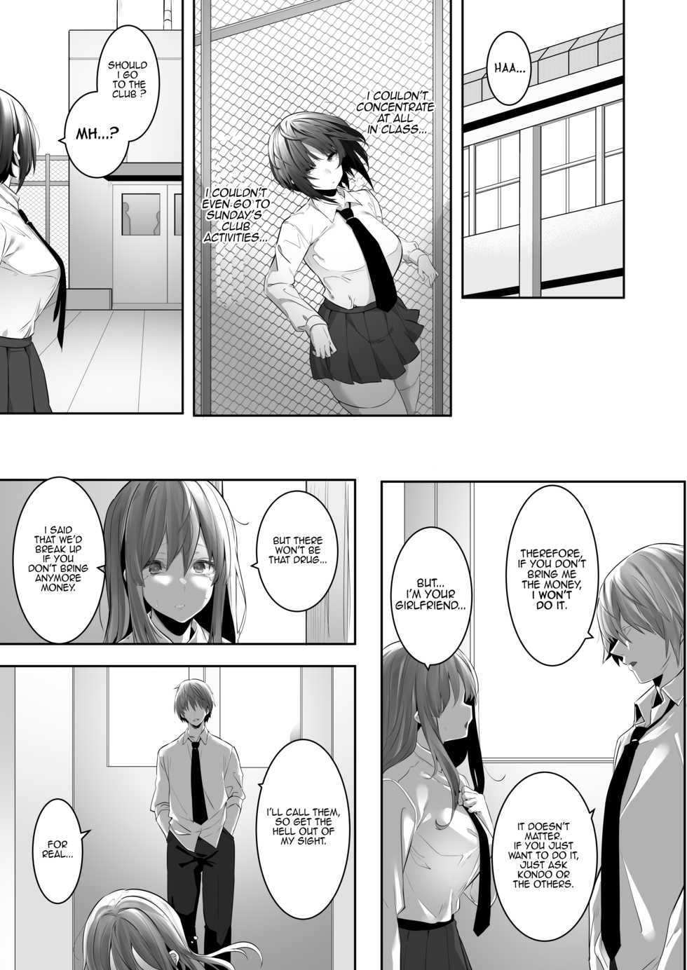 [Ofuton de Suyaa (Mitsudoue)] Tsuyoki na Undoubu Joshi ga Netorareru | Having Cheating Sex with the Strong-minded Girl from the School's Athletic Club [English] [Comoop] - Page 14