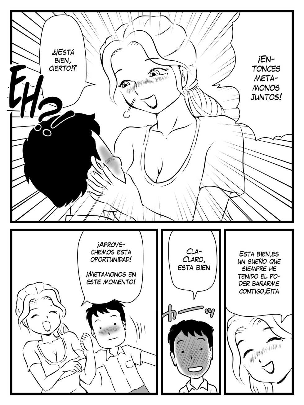 [Momoziri Hustle Dou] Demodori Kaa-san ga Eroku natte ita Ken | The Case Of A Mother Becoming Sexier After Moving Back In With Her Parents Post-Divorce [Spanish][VarKatzas666] - Page 17