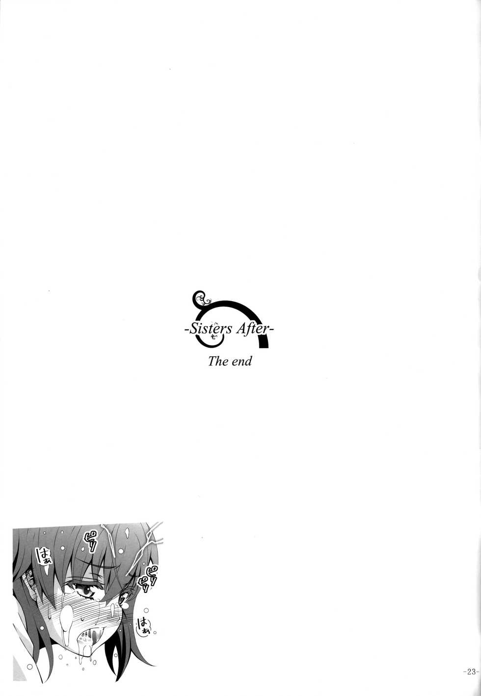 (C86) [Aki no Mikaku (Fukuguri Yuuto)] Sisters After (Toaru Majutsu no Index) [English] {Doujins.com} - Page 19