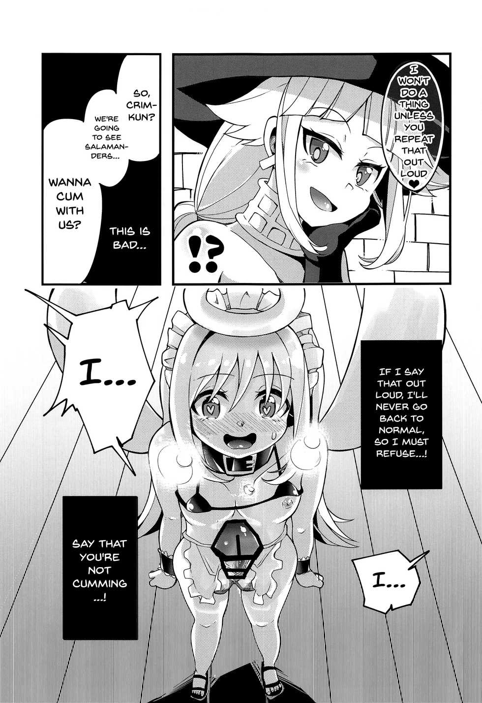 (Futaket 17) [Torotoro Tororokonbu (Sakuretsu Tororokonbu)] Roshutsu Tenshi Crim-kun 2 | Exposed Angel Crim-kun 2 (Ishuzoku Reviewers) [English] {Doujins.com} - Page 18