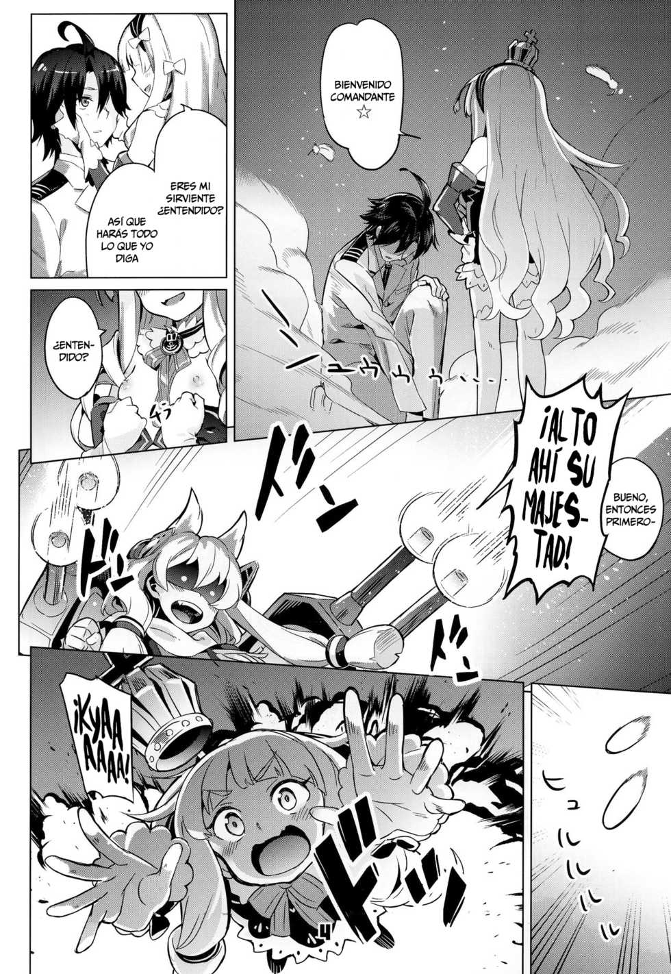 (C93) [Zombie to Yukaina Nakamatachi (Super Zombie)] Kinpatsu Manaita no Template (Azur Lane) [Spanish] [Chunchunmaru Translations] - Page 3