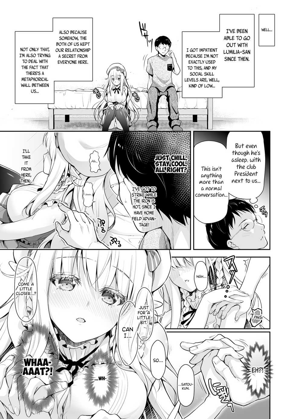 [Kaiyuu Kikaku (Suzui Narumi)] OtaCir no Elf Hime 2 - ELF PRINCESS OF THE OTAKU CLUB [English] [DKKMD Translations] [Digital] - Page 7
