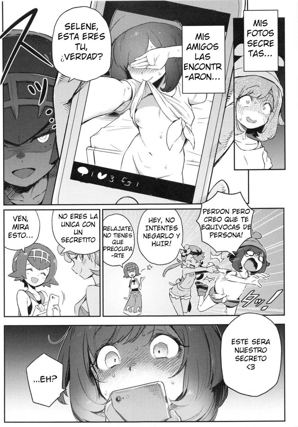 [Chouzankai (TER)] Onnanoko-tachi no Himitsu no Bouken | Girl's Little Secret Adventure (Pokémon Sun & Moon) [Spanish] [Nightmarish Enterprises Corp.] - Page 3