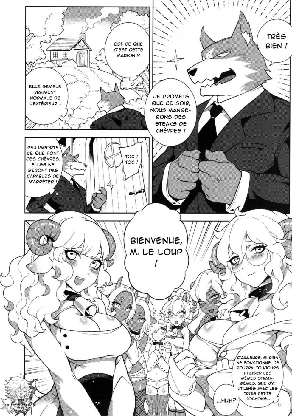 (C84) [Service Heaven, Turtle.Fish.Paint (Karei, Abi Kamesennin)] Childhood Destruction #5 ~The Wolf and the Seven Young Goats~ [French] [Northface] [Decensored] - Page 6