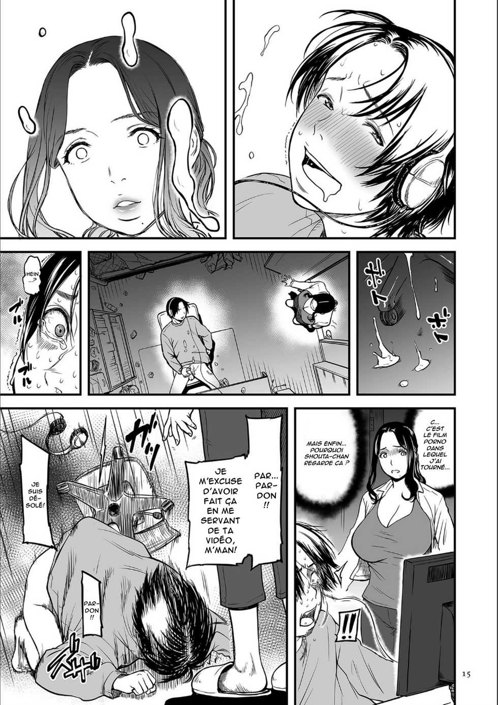 [Tsuzura Kuzukago] AV Joyuu no Kaa-san to Hikikomori no Boku ga Sex Suru You ni Natta Wake [French] [Anatoh] [Digital] - Page 14