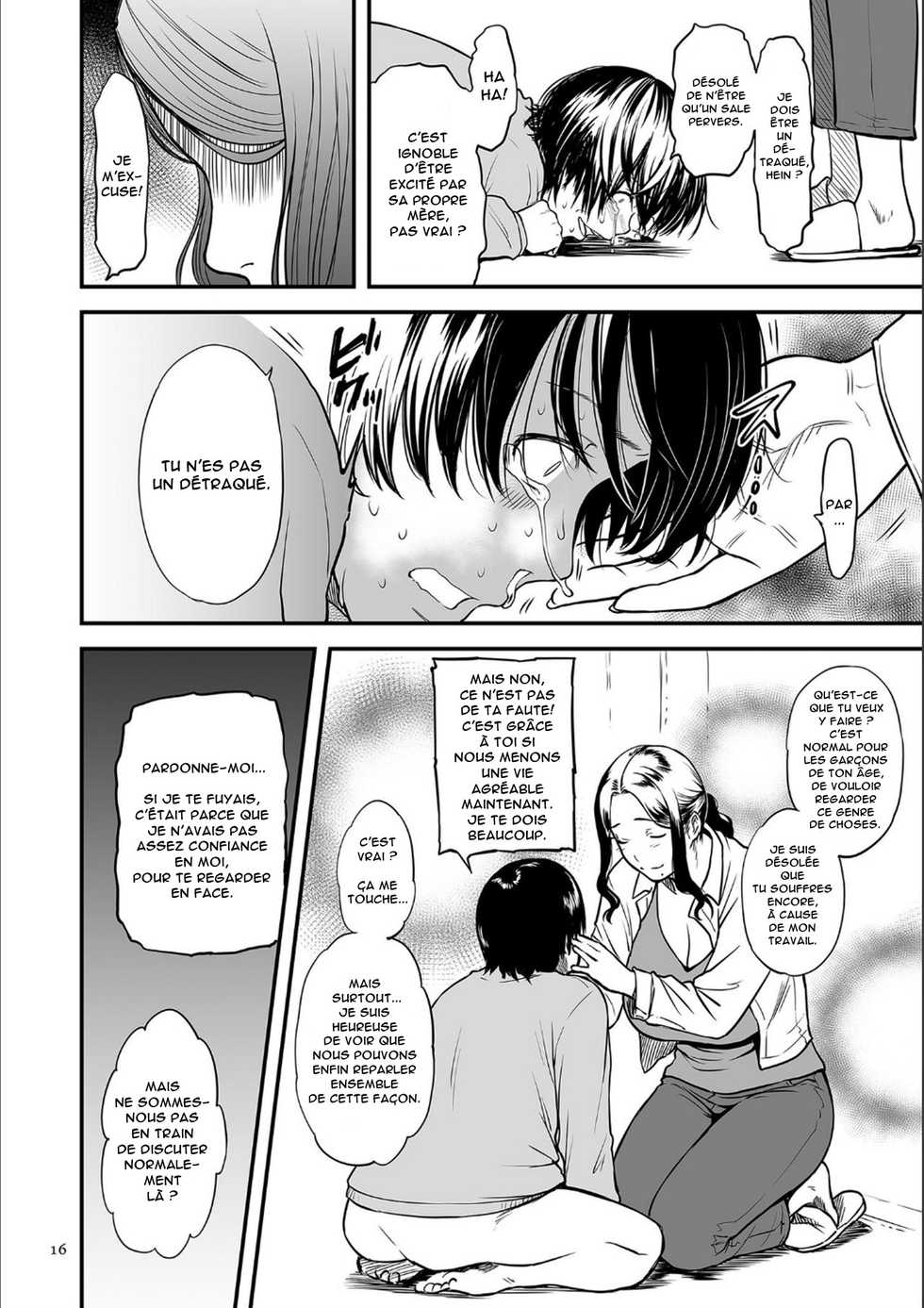[Tsuzura Kuzukago] AV Joyuu no Kaa-san to Hikikomori no Boku ga Sex Suru You ni Natta Wake [French] [Anatoh] [Digital] - Page 15