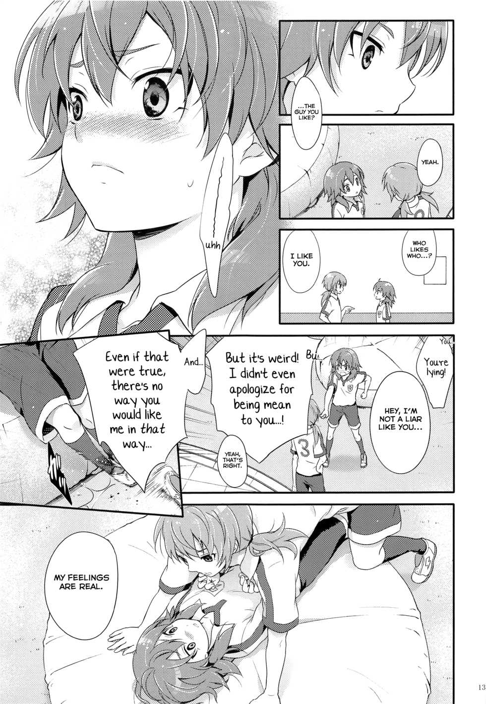 (FAN★FUN★FANTASISTA 2) [Holiday School (Chikaya)] Eccentric Love (Inazuma Eleven GO) [English] [Yuuta's Blog] - Page 12
