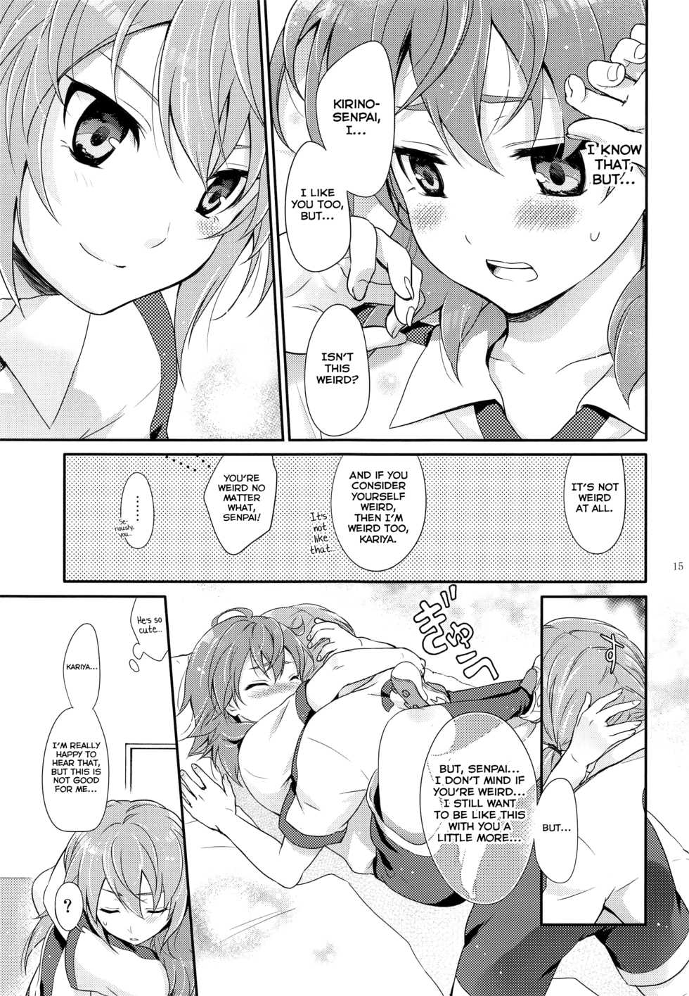 (FAN★FUN★FANTASISTA 2) [Holiday School (Chikaya)] Eccentric Love (Inazuma Eleven GO) [English] [Yuuta's Blog] - Page 14