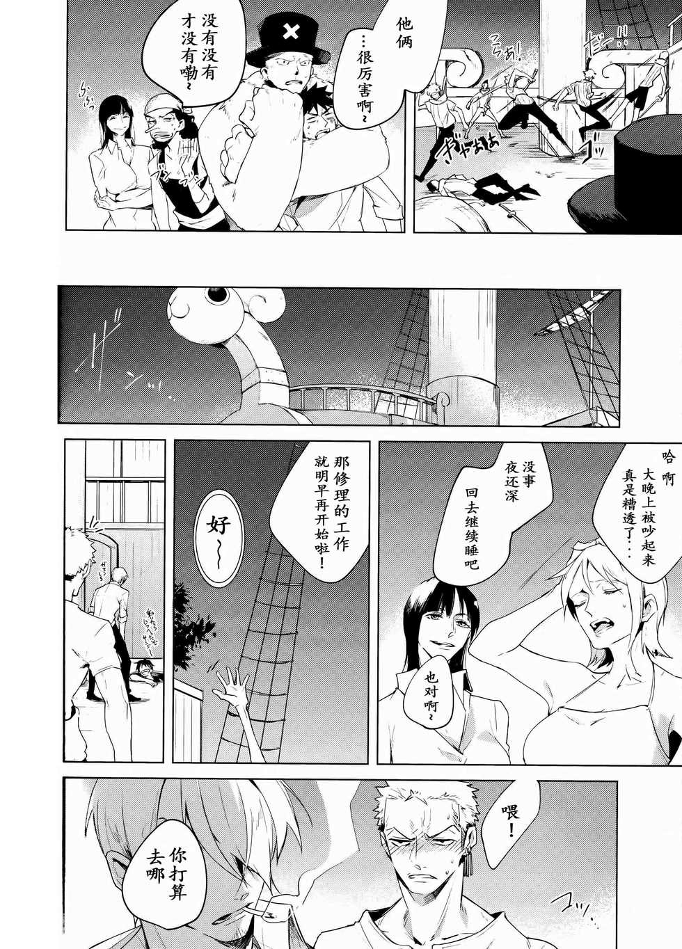 (GRANDLINE CRUISE 15) [DAWN (Makina)] Hakkiri shiyagare!! | 给我好好做!! (ONE PIECE) [Chinese] [男女搭配干活不累六人汉化] - Page 11