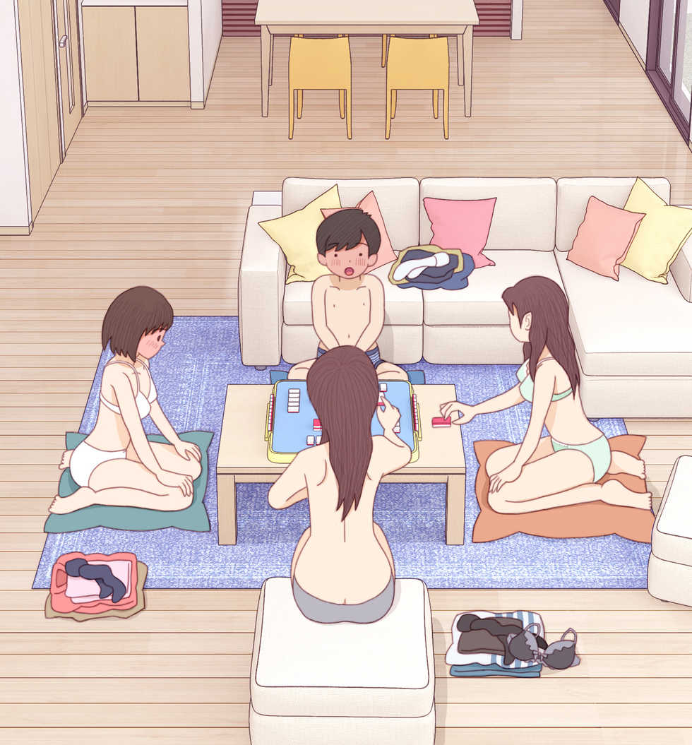 Page 38 - [Fanbox] [KIYO] Undress Mahjong Party (脱衣ドンジャラ大会) — akuma.moe