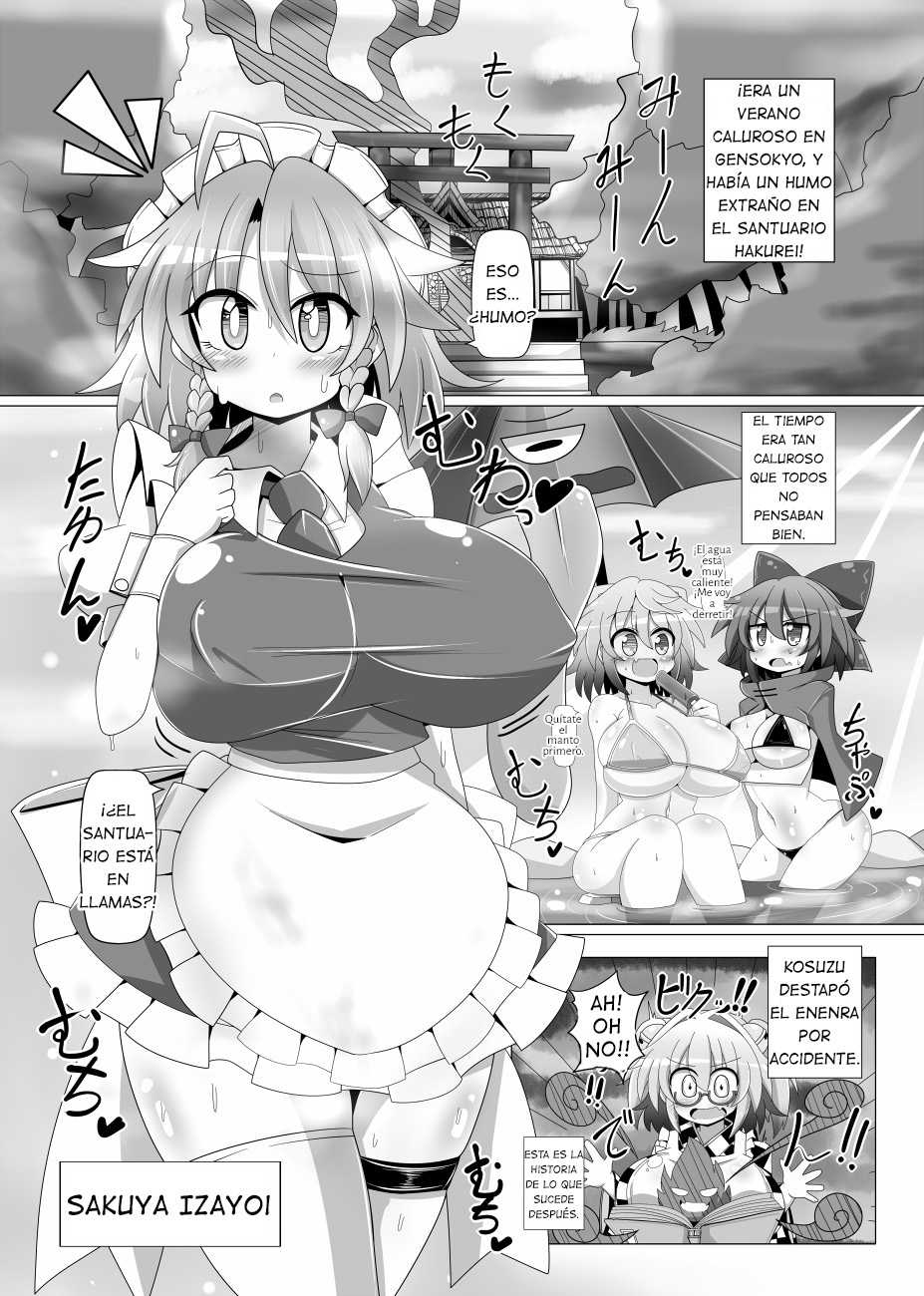 [Ato Nana Fun (Roki, Rindou)] Sakuya Trip (Touhou Project) [Spanish] [CR9] [Digital] - Page 14