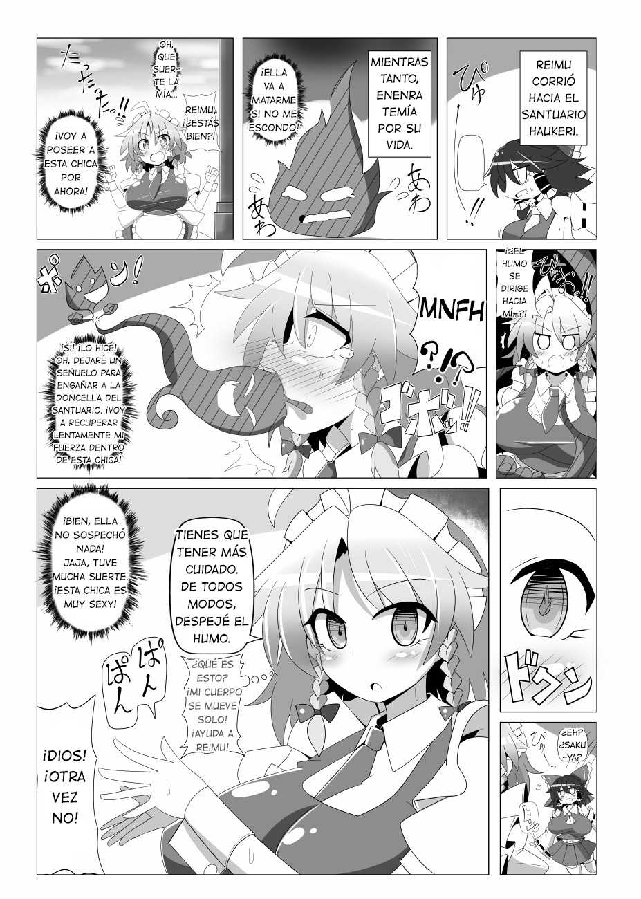 [Ato Nana Fun (Roki, Rindou)] Sakuya Trip (Touhou Project) [Spanish] [CR9] [Digital] - Page 15