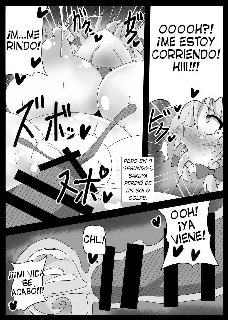 [Ato Nana Fun (Roki, Rindou)] Sakuya Trip (Touhou Project) [Spanish] [CR9] [Digital] - Page 22