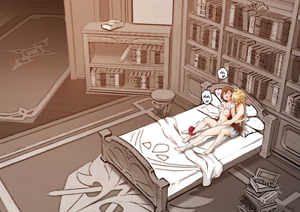 [RoyBoy] Amber x Aether ~ serenitea pot sex!!! (Genshin Impact) [English] [LunaticSeibah] - Page 9