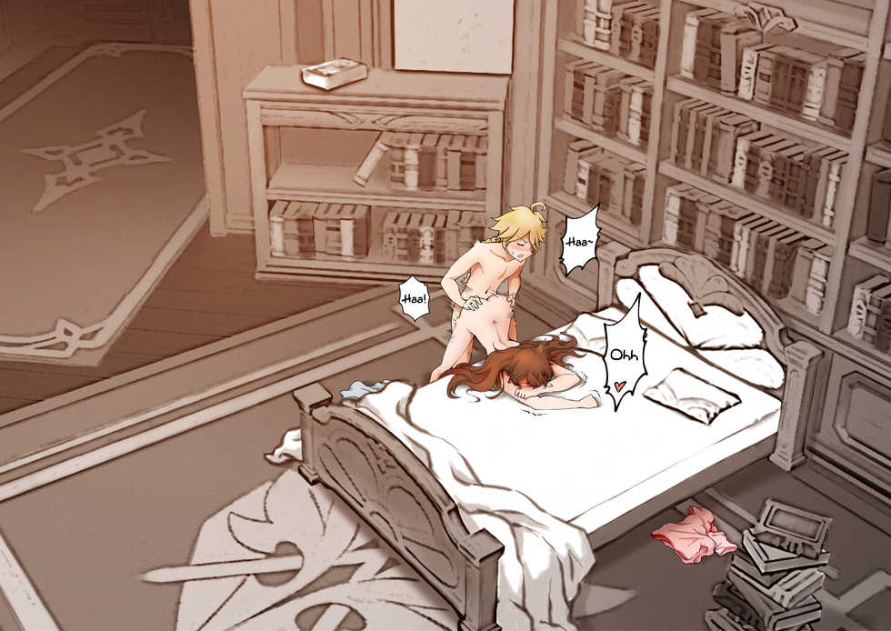 [RoyBoy] Amber x Aether ~ serenitea pot sex!!! (Genshin Impact) [English] [LunaticSeibah] - Page 13