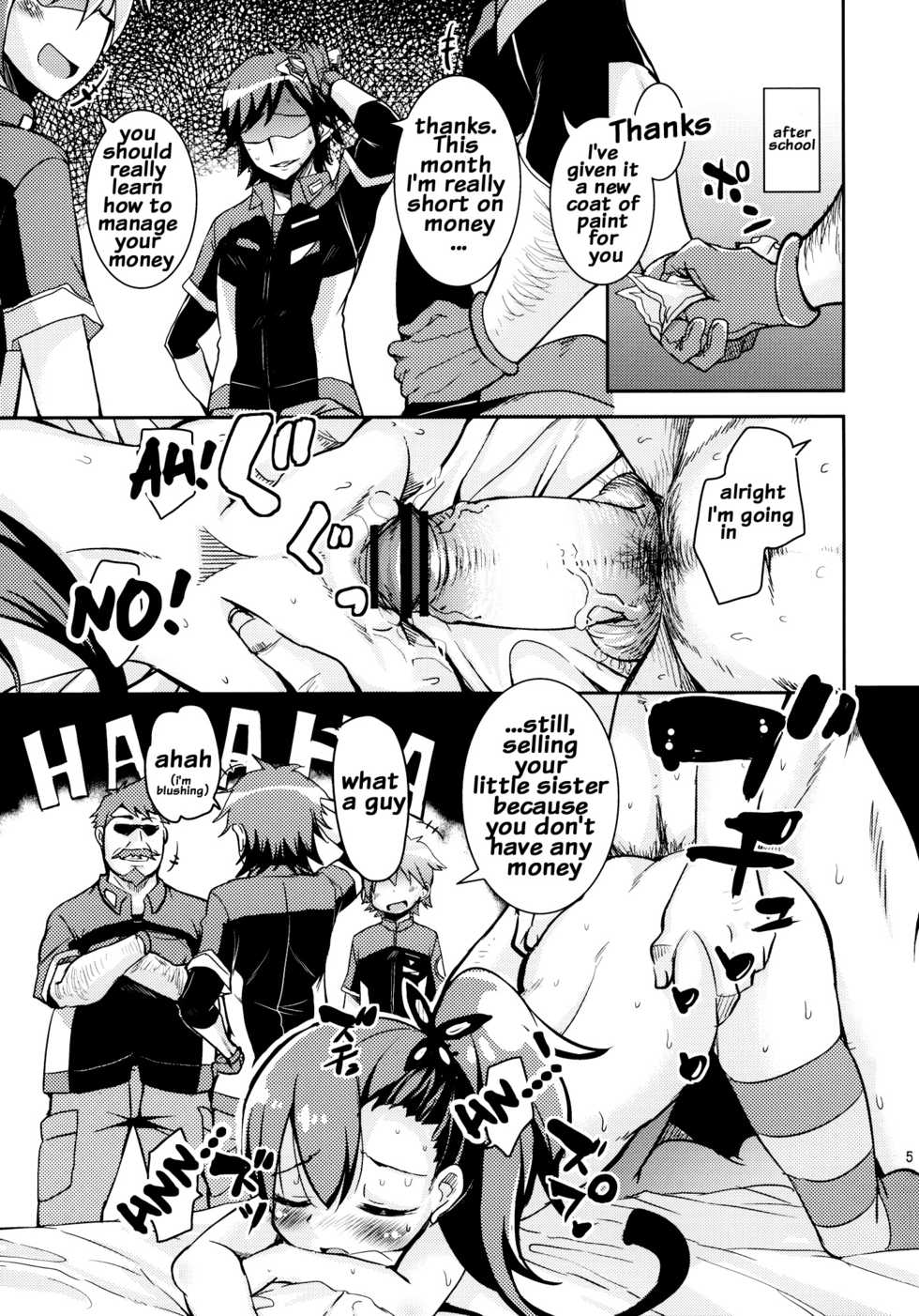 (C83) [Sound Sticker (Narusawa Kei)] Utsuroi Rinne (Chousoku Henkei Gyrozetter) [English] {Doujins.com} - Page 4