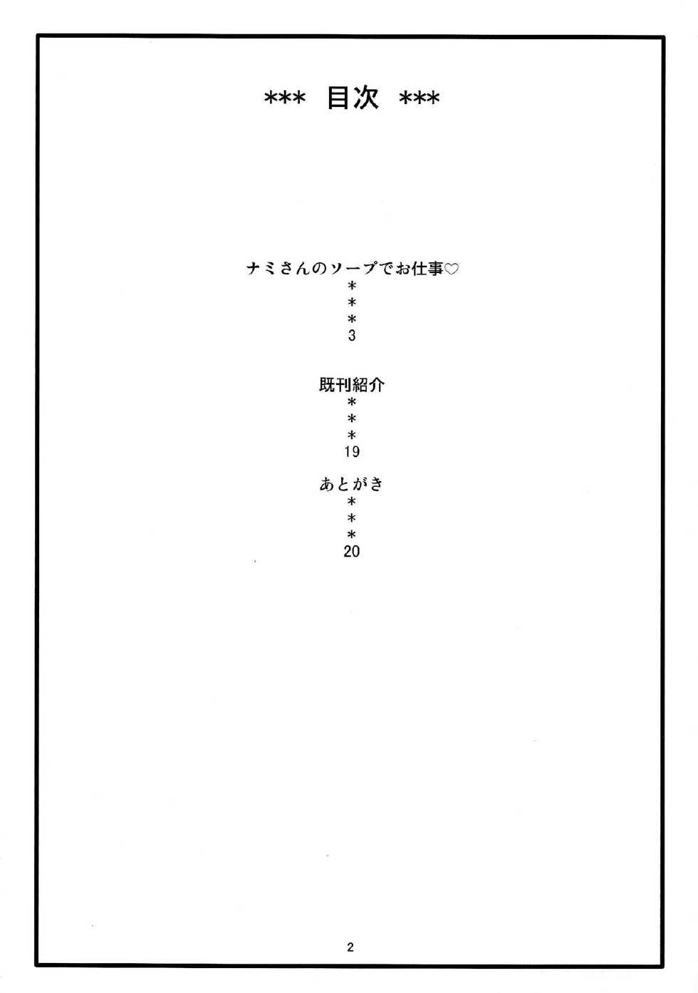 (C86) [ACID-HEAD (Murata.)] Nami no Ura Koukai Nisshi 8 | Nami's Hidden Sailing Diary 8 (One Piece) [English] {doujin-moe.us} - Page 3