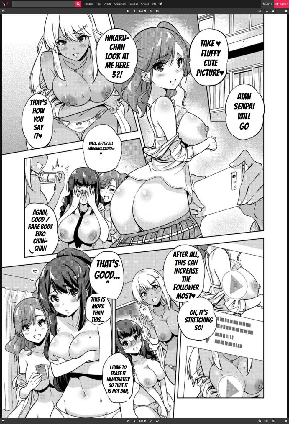[sarfatation (Sarfata)] SNS Seitokai Yakuin wo Netotte Share suru Hanashi. [Digital] - Page 6