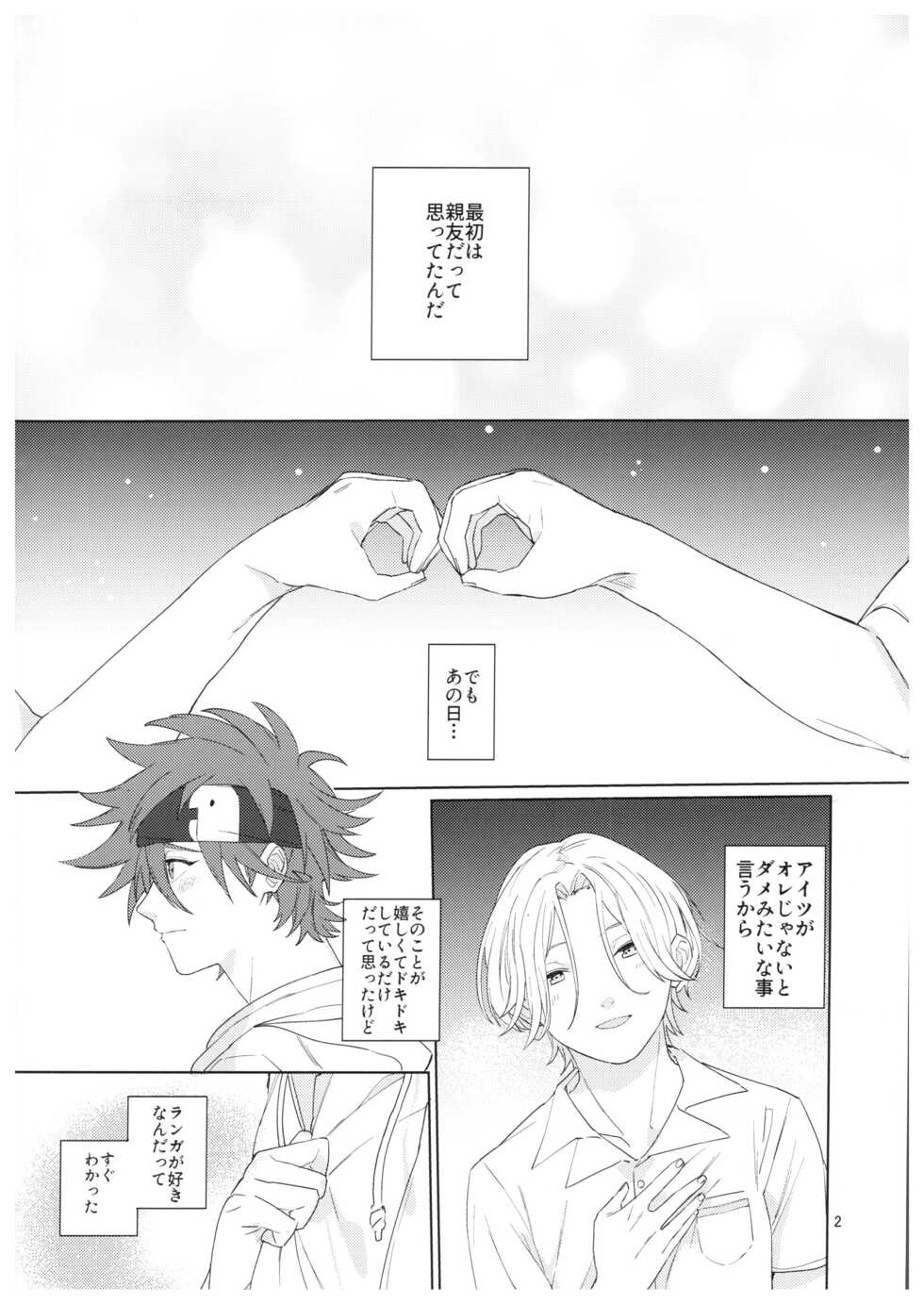[Aoikasa (Mero)] Kimi no Hitomi Kara Sora o Mitai (SK8 The Infinity) - Page 3