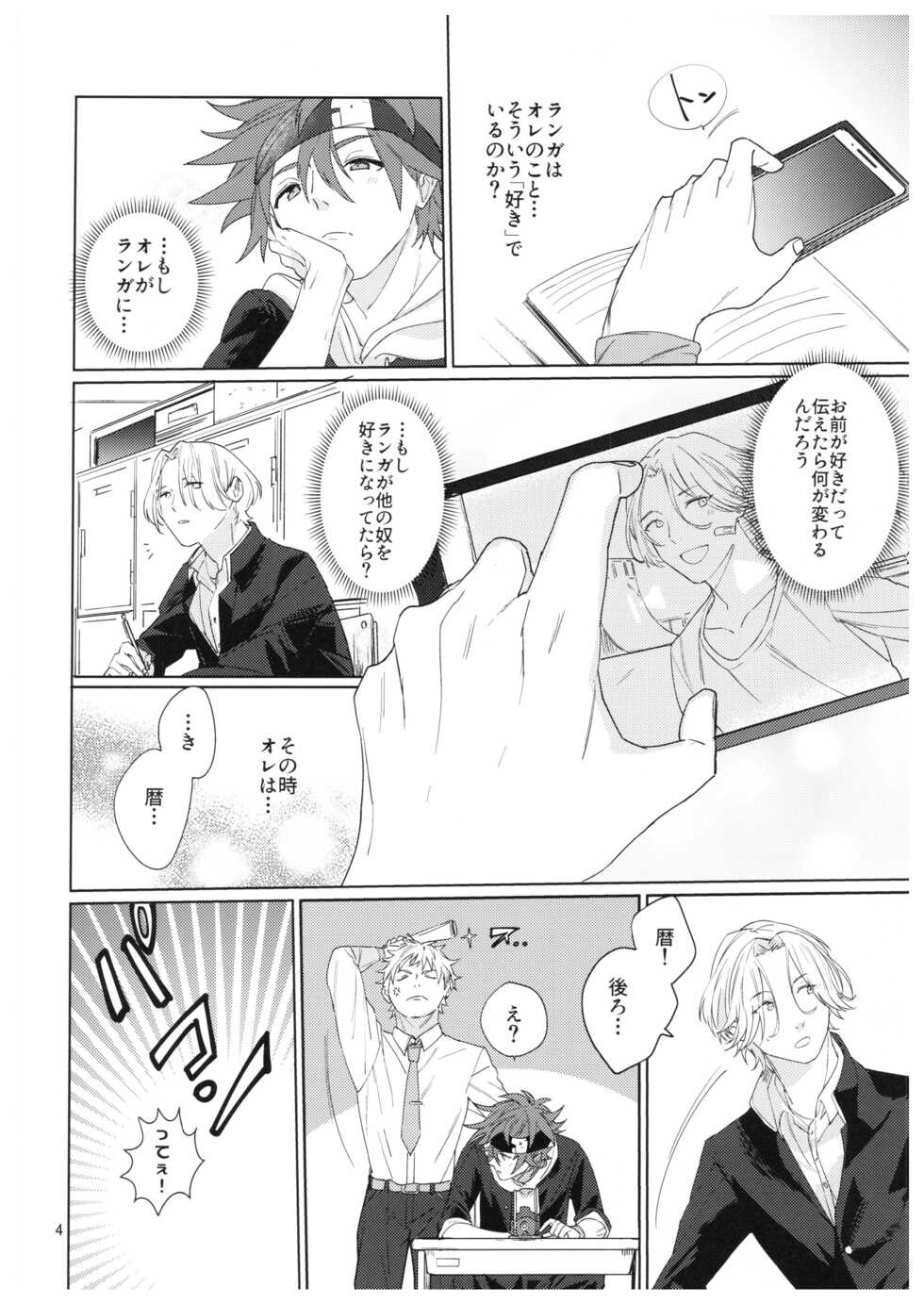 [Aoikasa (Mero)] Kimi no Hitomi Kara Sora o Mitai (SK8 The Infinity) - Page 5