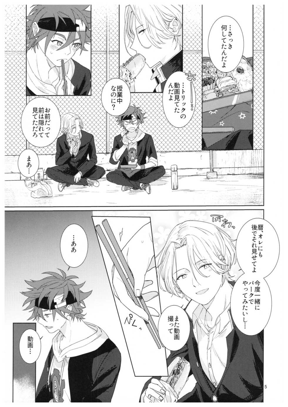 [Aoikasa (Mero)] Kimi no Hitomi Kara Sora o Mitai (SK8 The Infinity) - Page 6