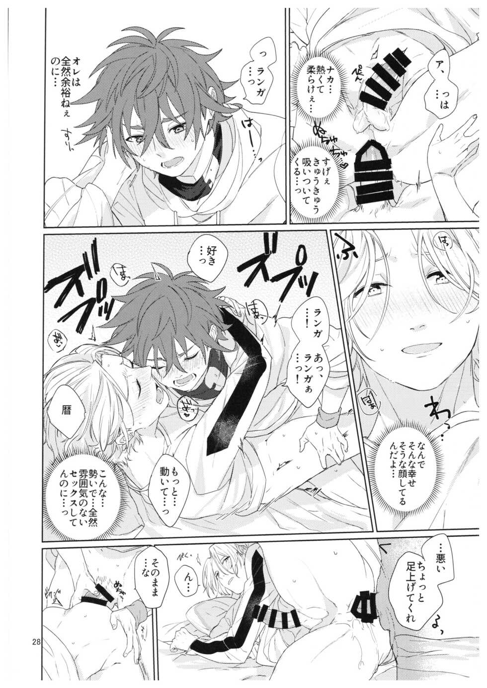 [Aoikasa (Mero)] Kimi no Hitomi Kara Sora o Mitai (SK8 The Infinity) - Page 29