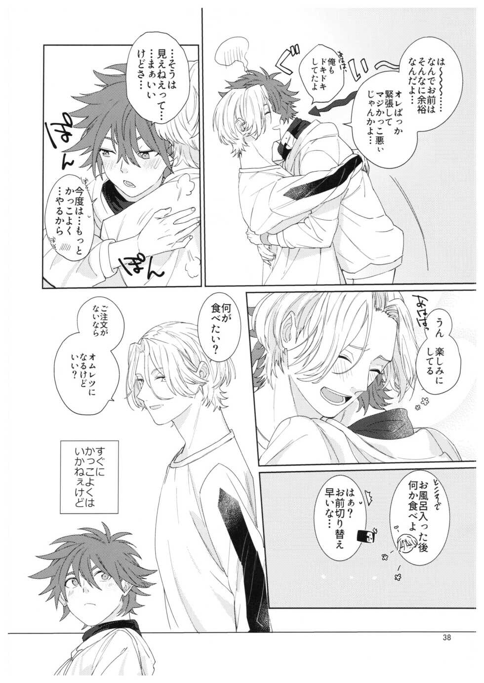 [Aoikasa (Mero)] Kimi no Hitomi Kara Sora o Mitai (SK8 The Infinity) - Page 39