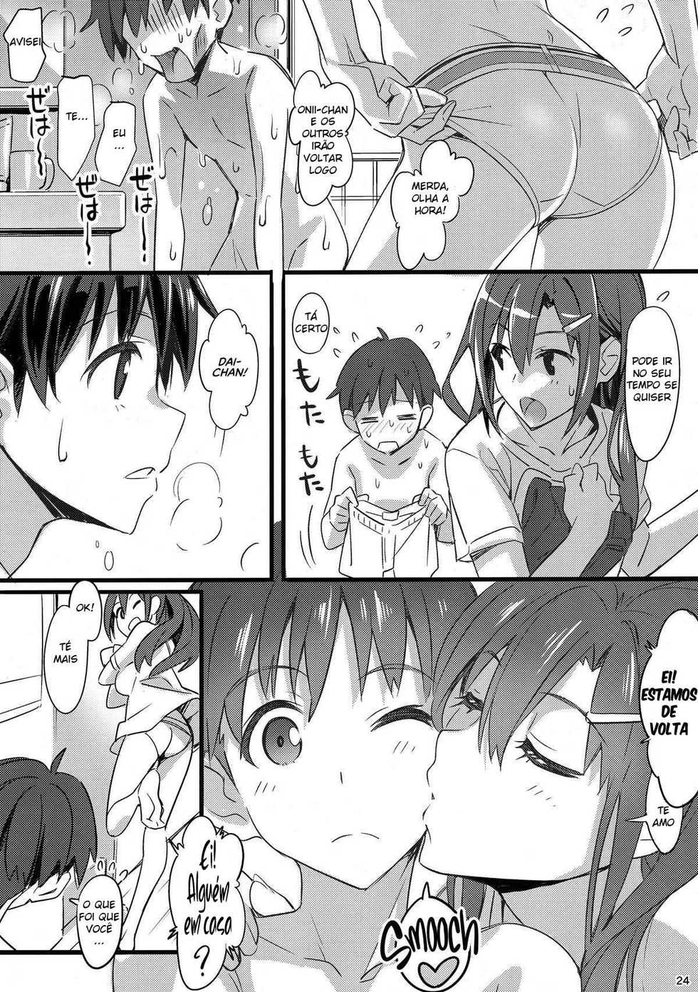 [pinvise (Suzutsuki Kurara)] Sparkling Vacation @ Home Plus [Portuguese-BR] [DiegoVPR] - Page 23