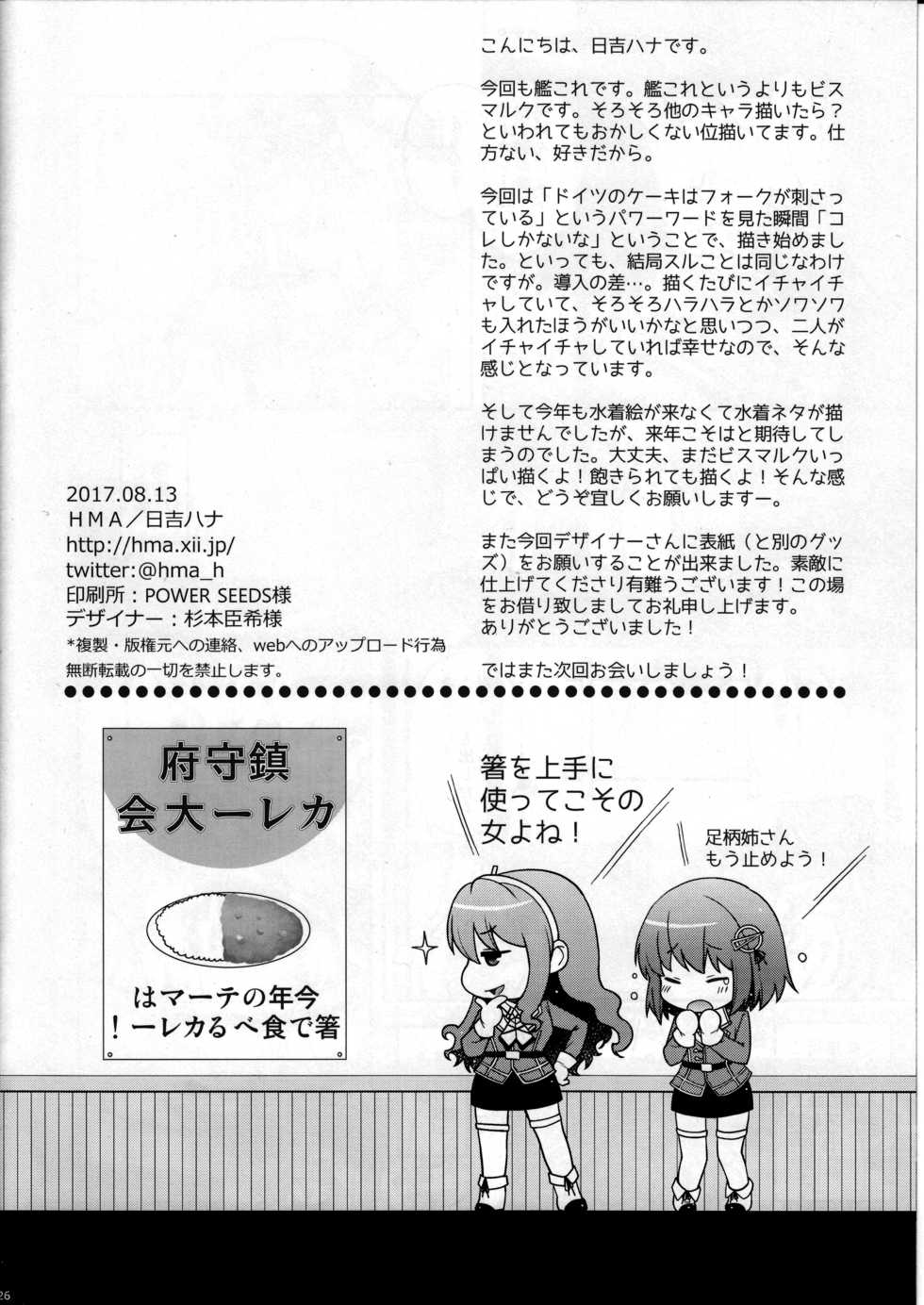 (C92) [HMA (Hiyoshi Hana)] Admiral!!!!!! (Kantai Collection -KanColle-) [English] [Rainsong] - Page 28