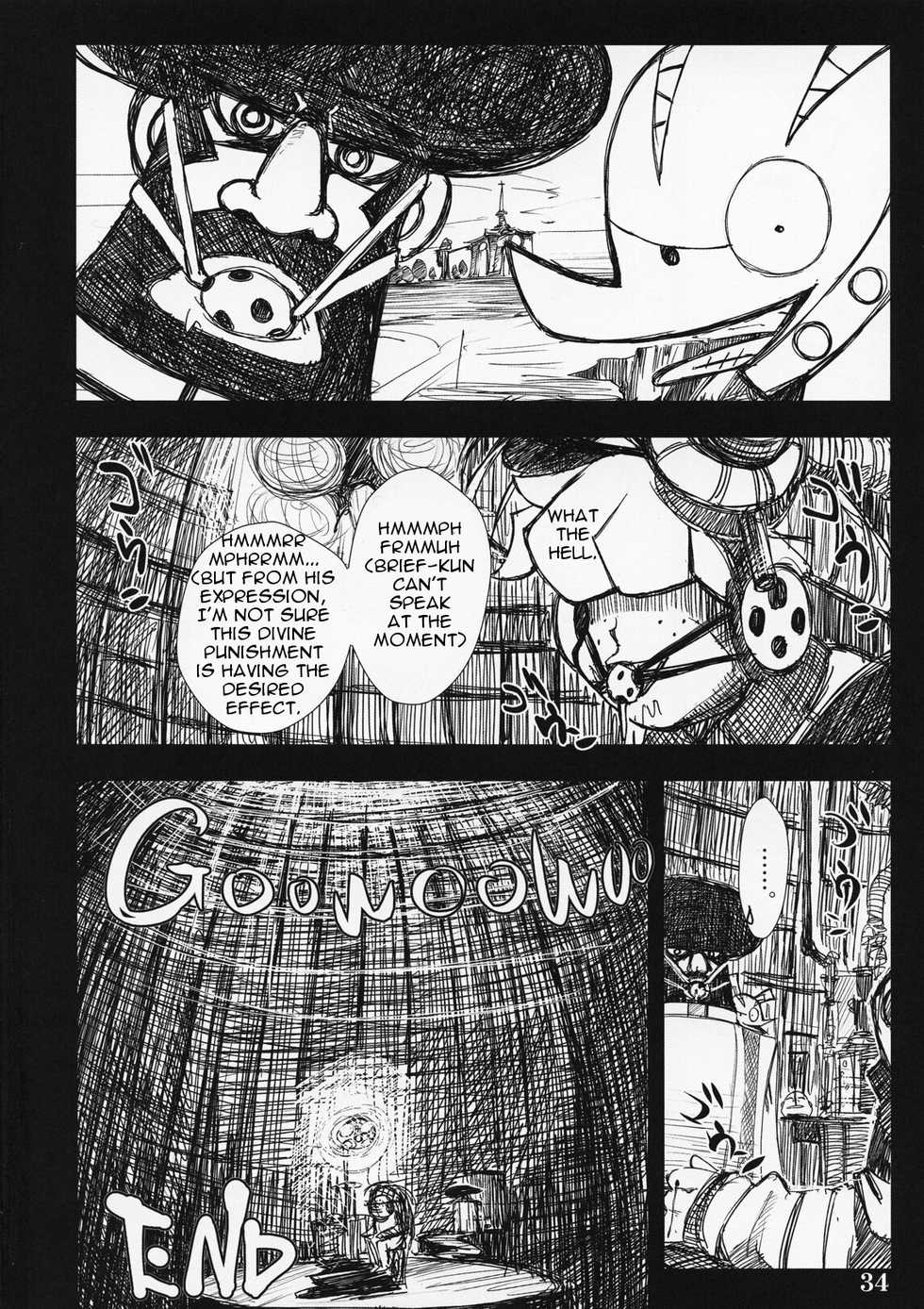 (C79) [Shimoyakedou (Ouma Tokiichi)] SISTER'S HEAVEN (Panty & Stocking with Garterbelt) [English] {doujin-moe.us} - Page 33
