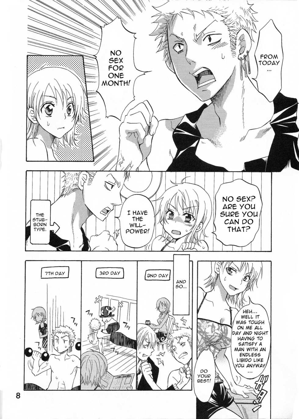 (C75) [Kurione-sha (YU-RI)] Nami-chan to A SO BO | Let's Play with Nami (One Piece) [English] {doujin-moe.us} - Page 7