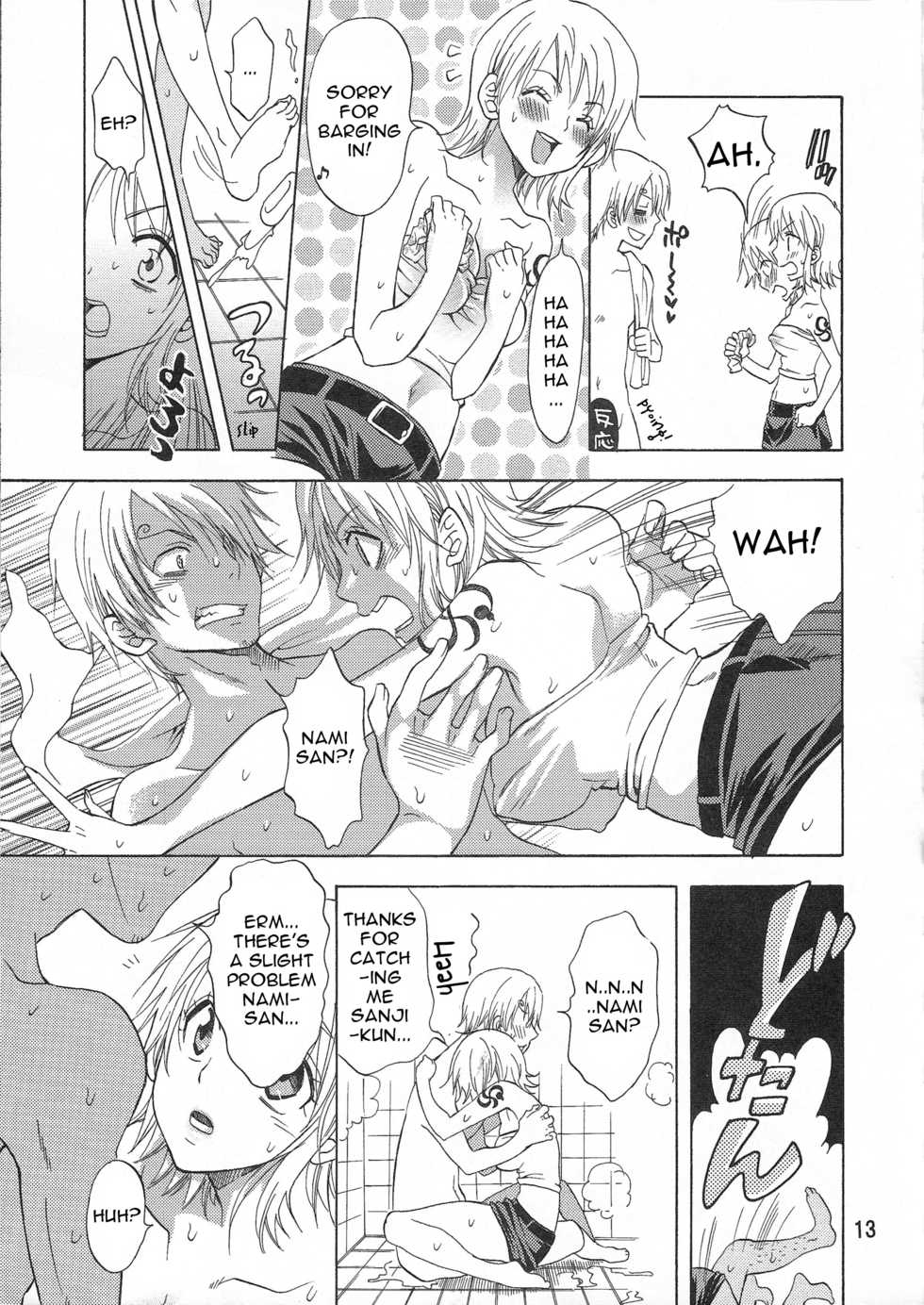 (C75) [Kurione-sha (YU-RI)] Nami-chan to A SO BO | Let's Play with Nami (One Piece) [English] {doujin-moe.us} - Page 12