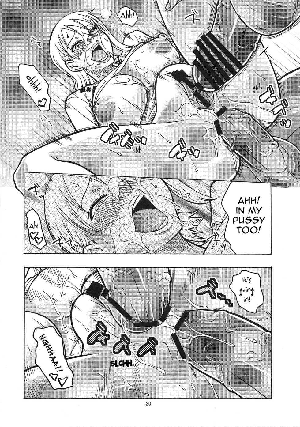 (C76) [ACID-HEAD (Murata.)] Nami no Ura Koukai Nisshi 4 (One Piece) | Nami's Hidden Sailing Diary 4 [English] {doujin-moe.us} - Page 21