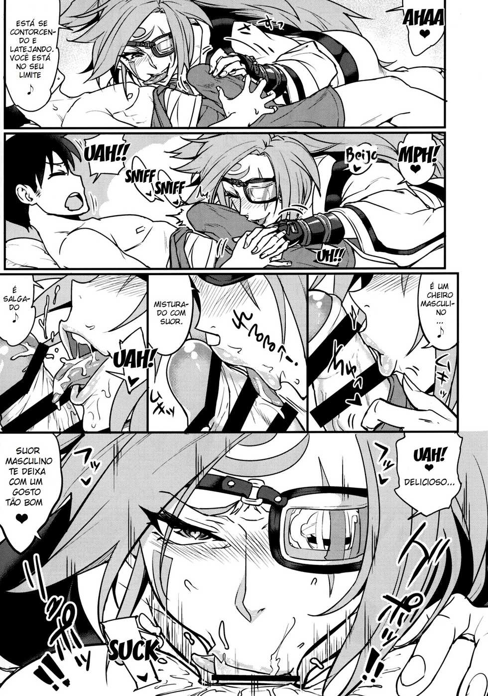 [Aroma Gaeru (Numahana)] Baika Kenran! | 매화훤란 (Guilty Gear) [Portuguese-BR] [Heathcliff Traduções] [Digital] - Page 6