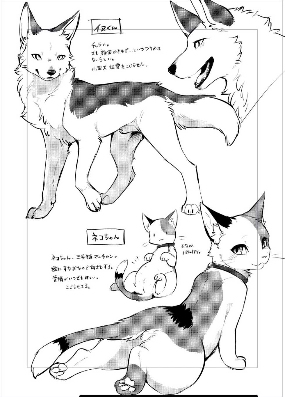 [Kaiten ParaDOGs (Diga Tsukune)] -  [SAMPLE]【けもケット10】すきものどうし【新刊サンプル】+ Sketches / Extras - Page 17