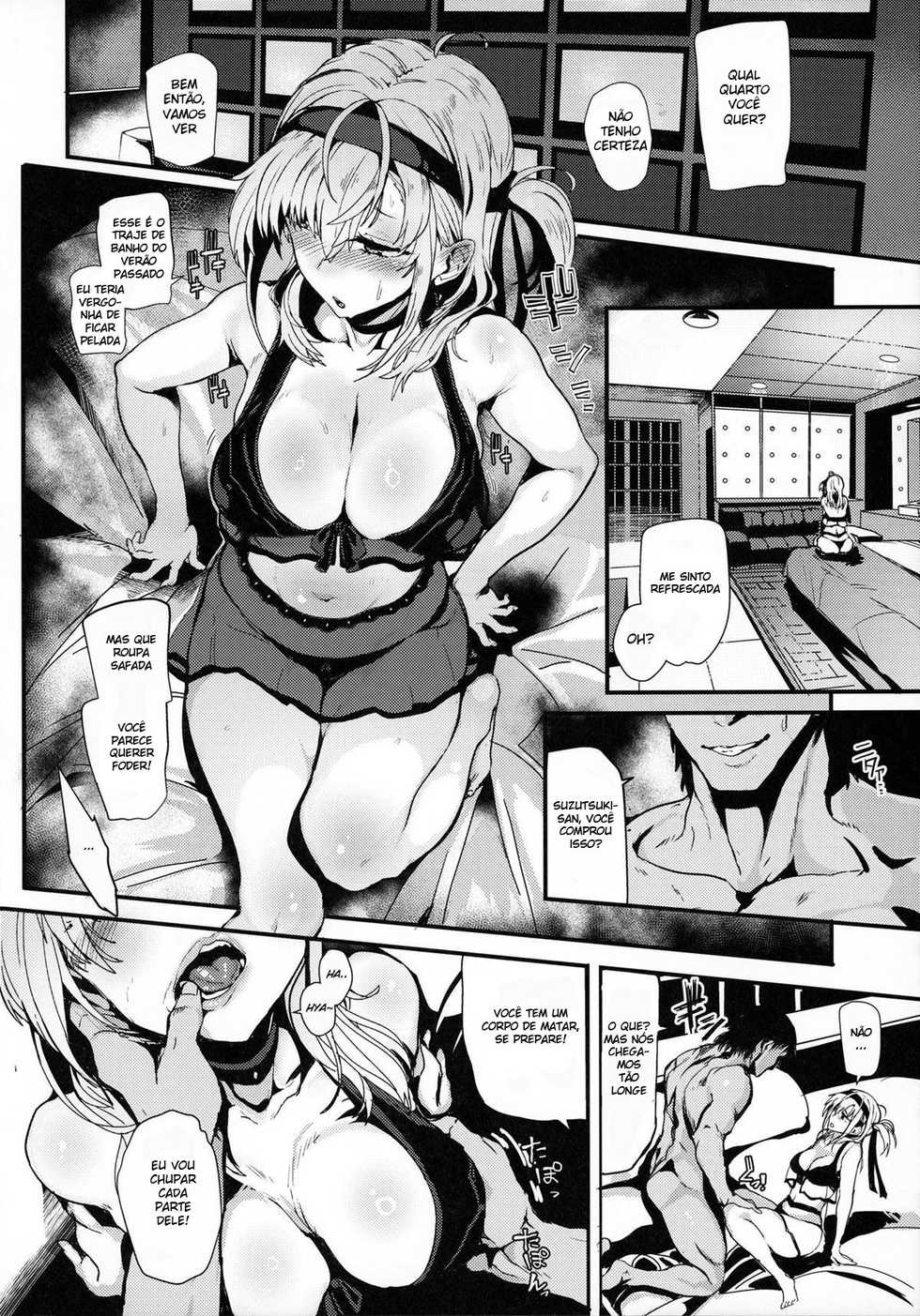 (C97) [SNOW*RABBIT (Yukiguni Yuu)] Kakezuki Trance (Kantai Collection -KanColle-) [Portuguese-BR] [DiegoVPR] - Page 11
