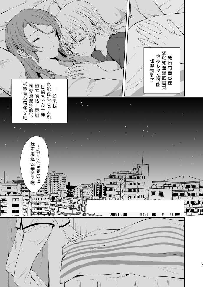 [Tatakai no Kiseki (Senyuu)] SayoChisa ga Echhi na Koto Suru Hon | 纱夜千圣做H的事的本 (BanG Dream!) [Chinese] [北京神马个人汉化] [Digital] - Page 9