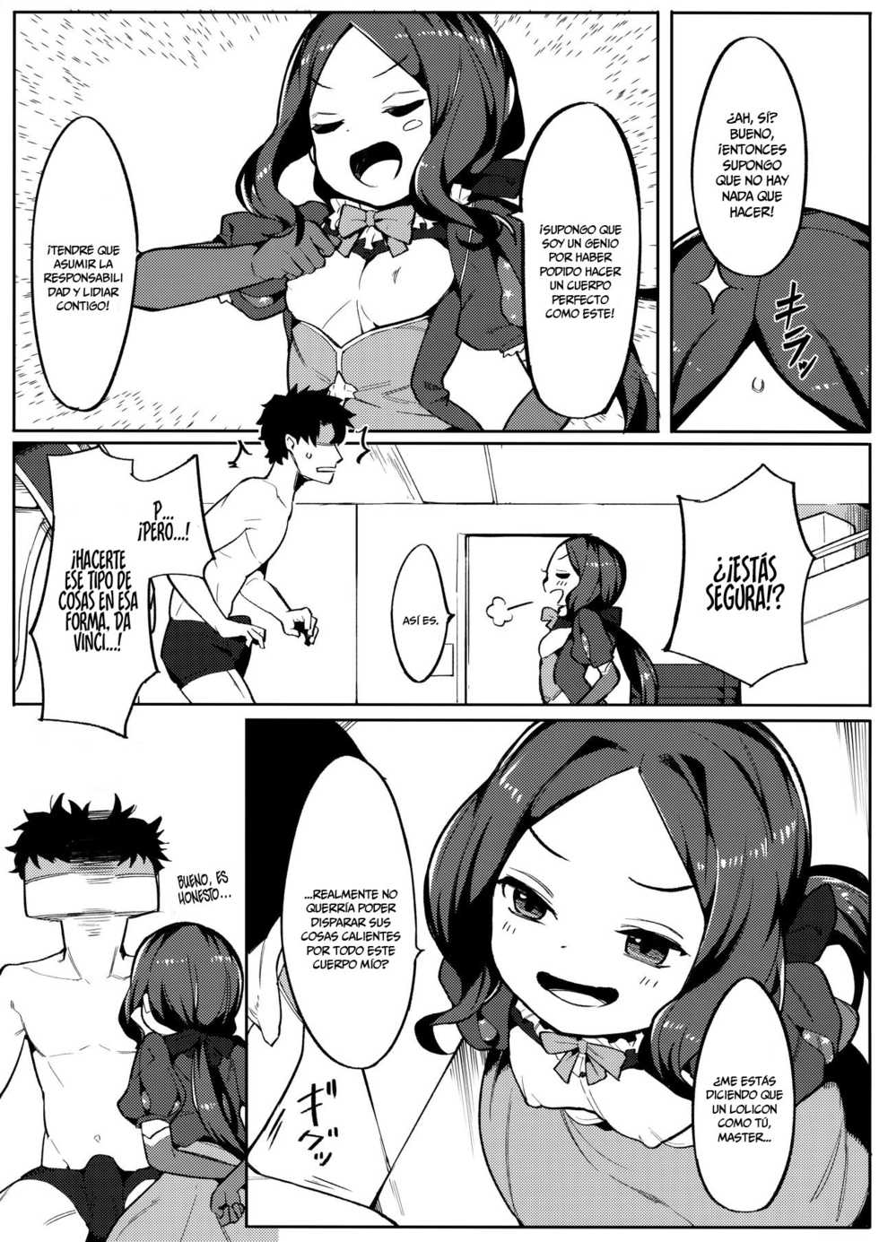 (C95) [Usagi Boss (Henrybird9)] Tensai Tarumono | El Trabajo de un Genio (Fate/Grand Order) [Spanish] - Page 4