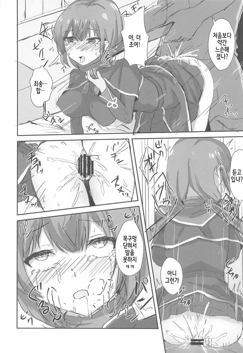 (Kobe Kawasaki Zousen Collection 7) [Locomocodon (Locos)] Shinshuu Maru to Kubi Shime SEX Kunren? (Kantai Collection -KanColle-) [Korean] - Page 14