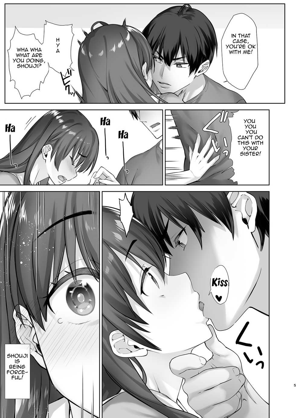 [Nama Cream Biyori (Nanase Meruchi)] Teihanpatsu JK Onee-chan Manami wa S na Otouto ni Sakaraenai | Low Resilience JK Big Sister Manami Won't Defy her S Younger Brother [English] [Amoskandy] [Digital] - Page 5
