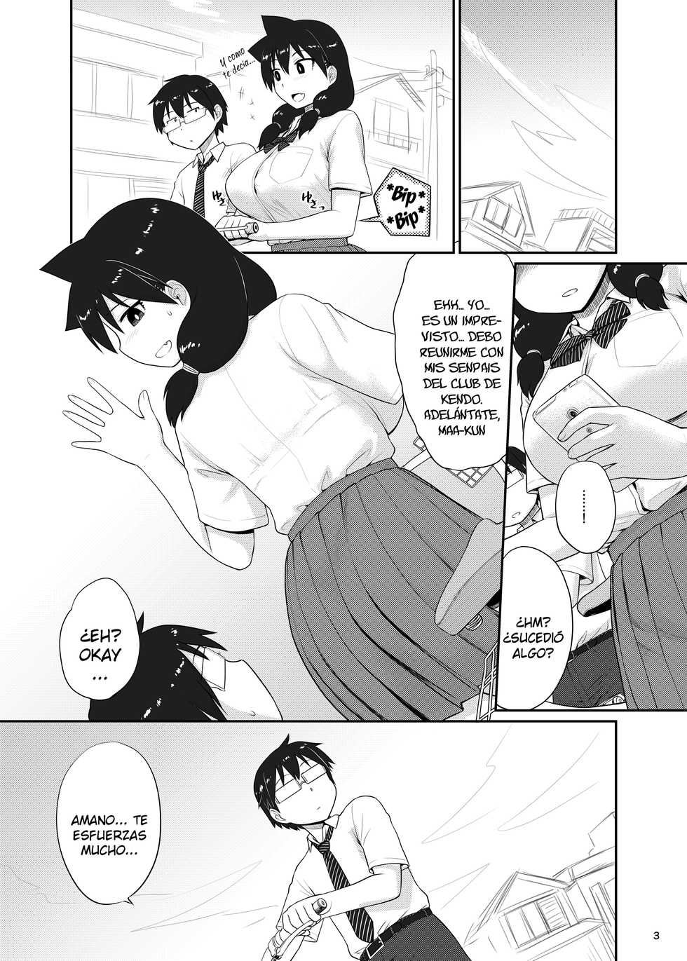 (C92) [Shinnihon Pepsitou (St.germain-sal)] Amano Megumi ga Suki ni sare!  [Spanish] [Lanerte] - Page 4