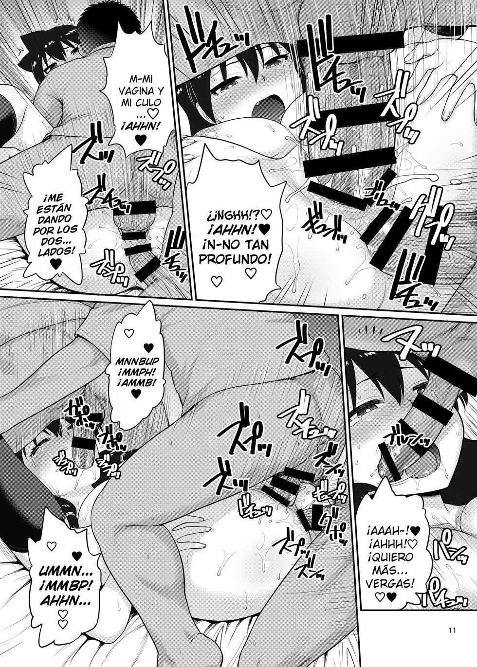 (C92) [Shinnihon Pepsitou (St.germain-sal)] Amano Megumi ga Suki ni sare!  [Spanish] [Lanerte] - Page 12